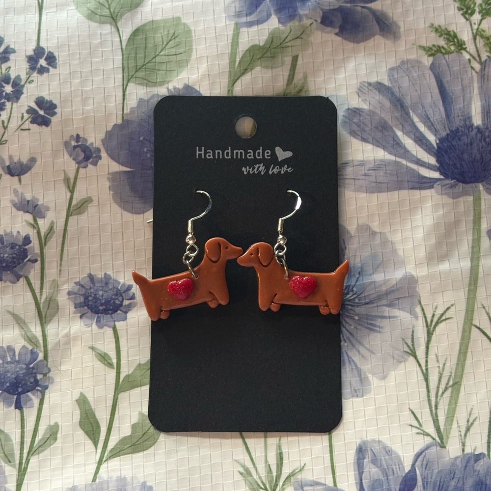 Dachshund earrings